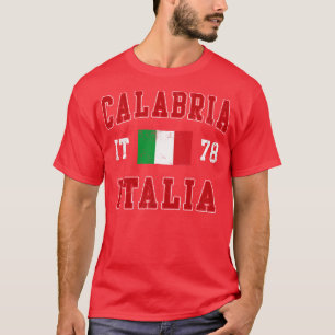 Calabria Italia Italy Italian Flag T-Shirt