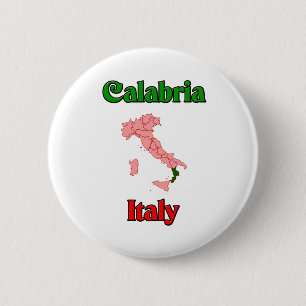 Calabria Italy 6 Cm Round Badge