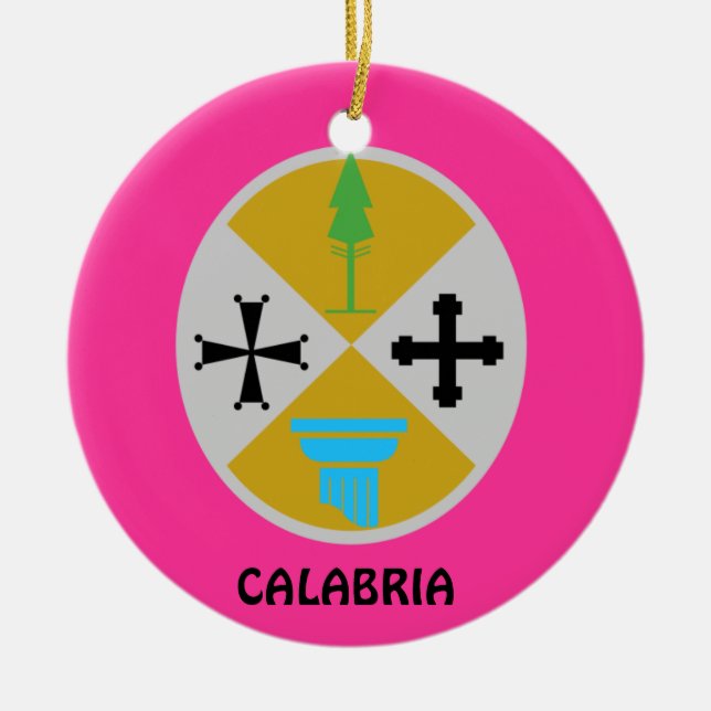 Calabria* Italy Christmas Ornament Calabria Natali (Front)