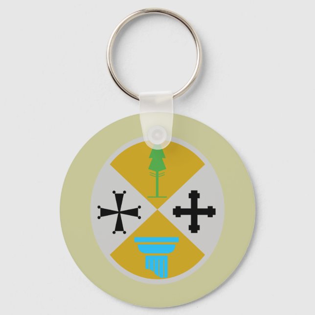 Calabria, Italy Key Ring (Front)