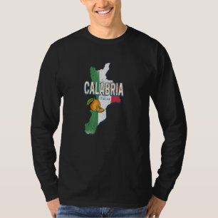 Calabria Italy Retro Region Map Vintage Souvenir T-Shirt