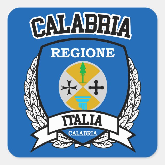 Calabria Square Sticker (Front)