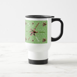 Caladium Merry Christmas Travel Mug