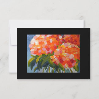 Calah's Hydrangea Flowers 3.5 x 5 Notecard