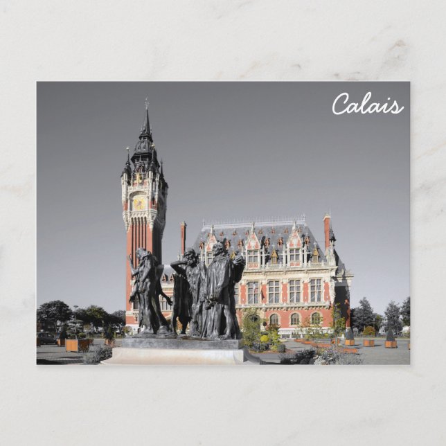 Calais, France Postcard (Front)