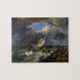 Calais Pier by Joseph Mallord William Turner Jigsaw Puzzle