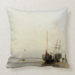 Calais Pier, c.1823-24 (oil on panel) Cushion
