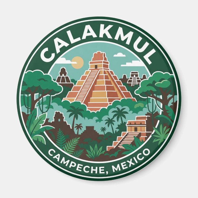 Calakmul Mexico Magnet (Front)