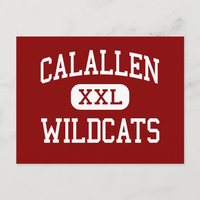 Calallen - Wildcats - Middle - Corpus Christi Postcard (Front)