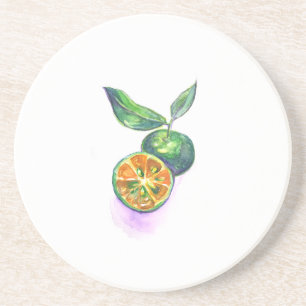 Calamansi Philippine lemon citrus coaster