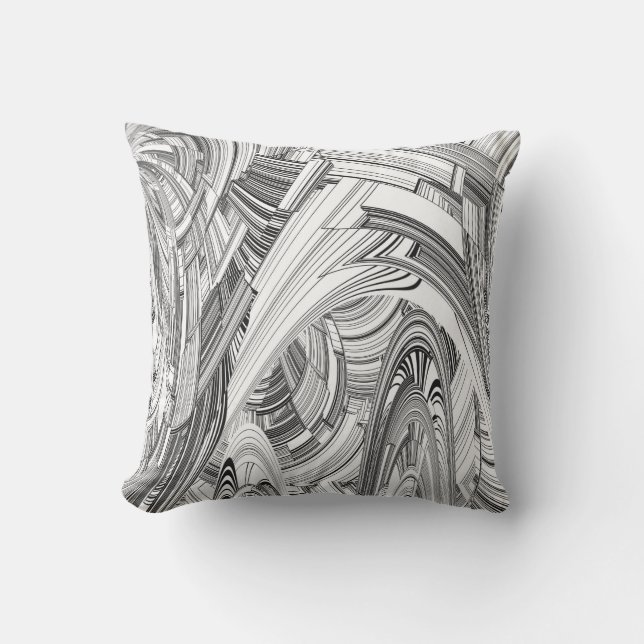 Calamity Geometric Art Cushion (Front)
