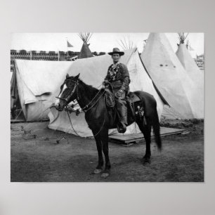 Calamity Jane on Horseback Poster