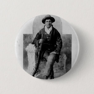 Calamity Jane Portrait 6 Cm Round Badge
