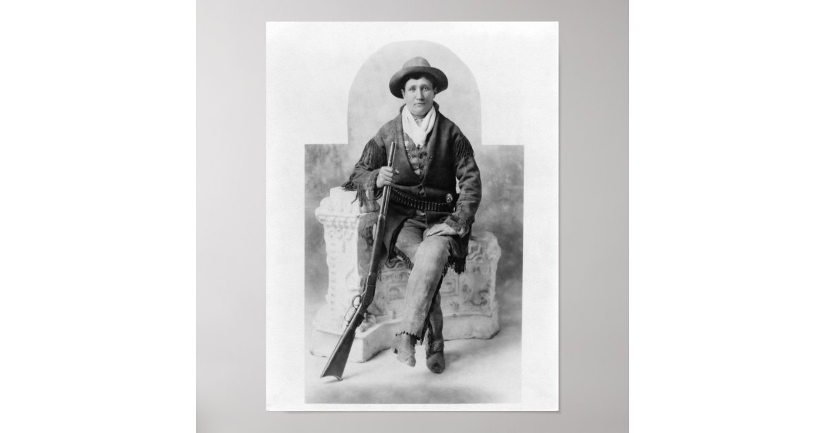 Calamity Jane With Her Rifle Poster | Zazzle