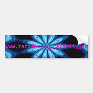 Calamityjan bluestar bumper sticker