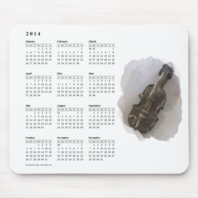 calandar mousepad (Front)