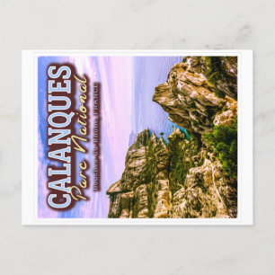 CALANQUES NATIONAL PARK - BOUCHES DU RHONE FRANCE POSTCARD
