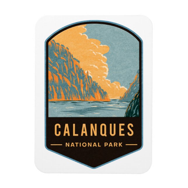 Calanques National Park Magnet (Vertical)