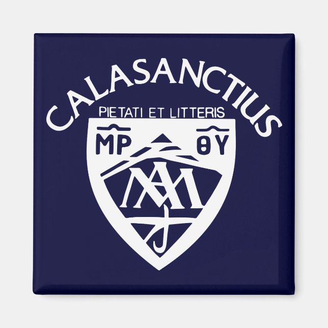 Calasanctius Square Magnet (Front)