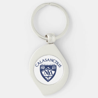 Calasanctius Swirl Metal Keychain