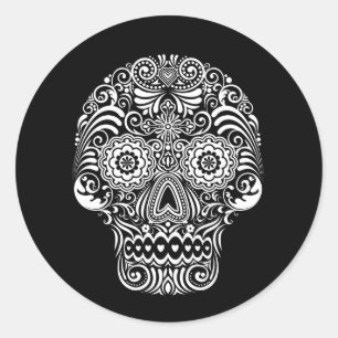 Calavera de los Muertos 7 Classic Round Sticker