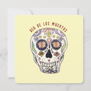 Calavera Dia De Los Muertos Invitation