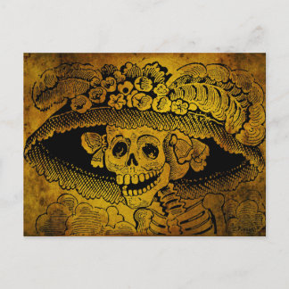 Calavera Garbancera by José Guadalupe Posada Postcard