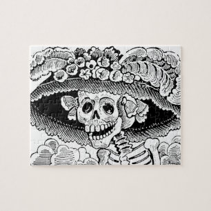 Calavera Garbancera (Catrina) by José Posada Jigsaw Puzzle
