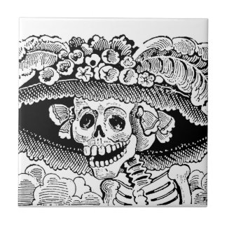 Calavera Garbancera (Catrina) by José Posada Tile