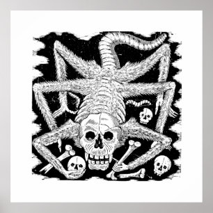 Calavera Huertista by José Guadalupe Posada Poster