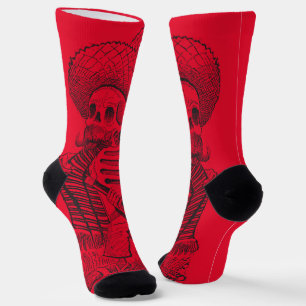 Calavera in Red Socks