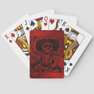 Calavera Oaxaqueña by José Guadalupe Posada Playing Cards