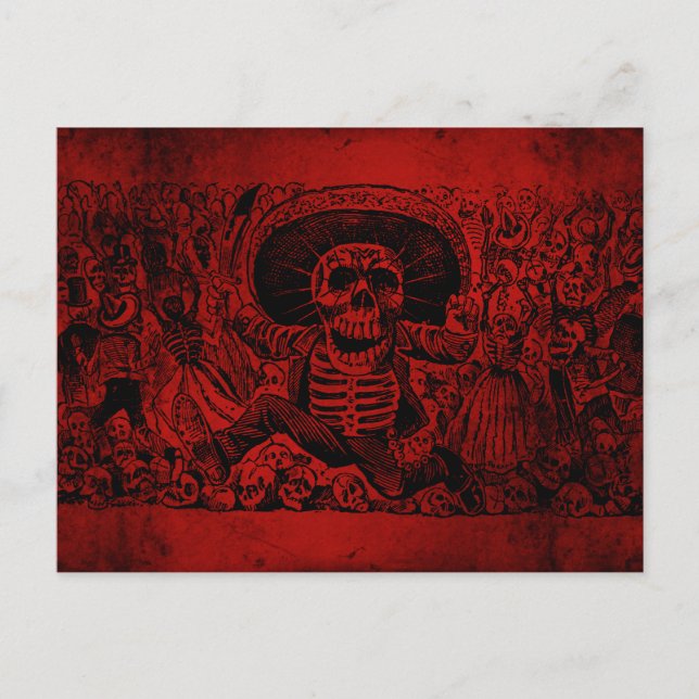 Calavera Oaxaqueña by José Guadalupe Posada Postcard (Front)