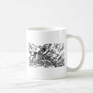 "Calavera of Don Quixote" circa early 1900's Coffee Mug