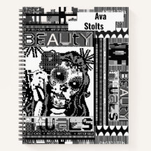 Calavera Rituals Custom Name Notebook