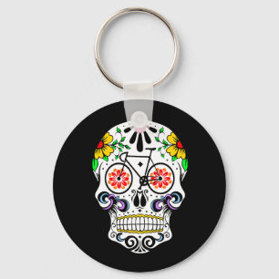 Calavera - Sugar Skull Bike Key Ring