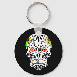Calavera - Sugar Skull Bike Key Ring
