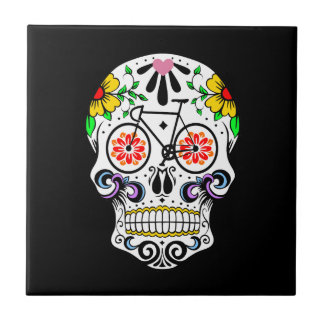 Calavera - Sugar Skull Bike Tile