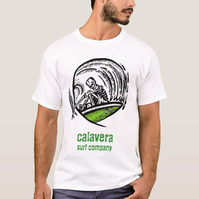 calavera surf company - logo shirt (Front)