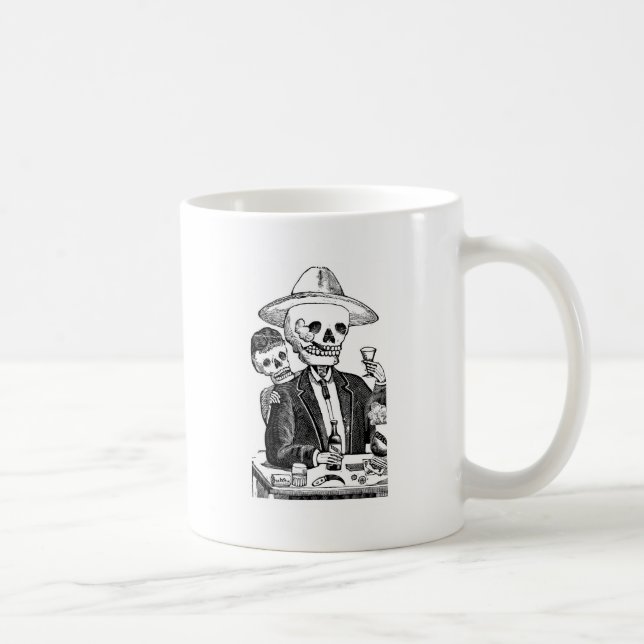 Calaveras from Guadalajara, Mexico Coffee Mug (Right)