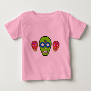 Calaveras Sugar Skulls Baby T-Shirt