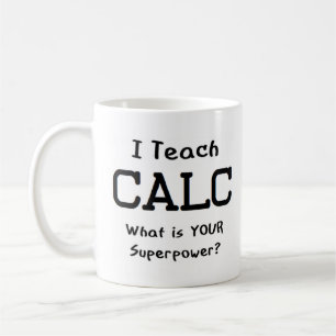 calc teach coffee mug
