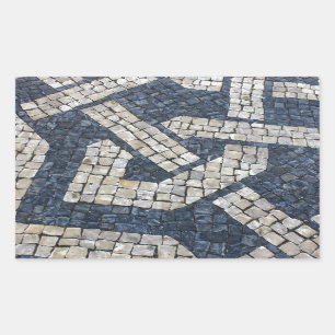 Calcada Portuguesa, Portuguese Pavement Rectangular Sticker