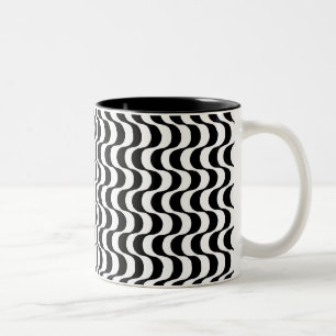 calçadão de copacabana - rio city Two-Tone coffee mug