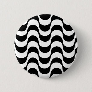 Calçadão de Copacabana Rio de Janeiro Brasil 6 Cm Round Badge