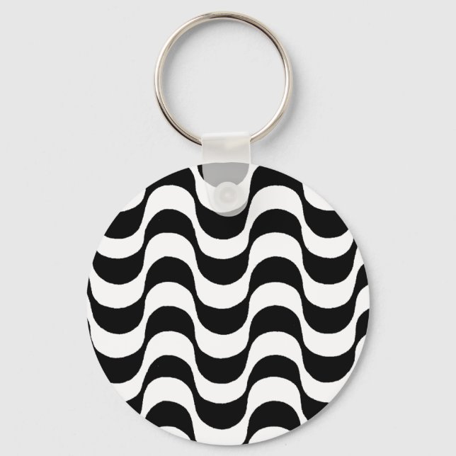 Calçadão de Copacabana Rio de Janeiro Brasil Key Ring (Front)