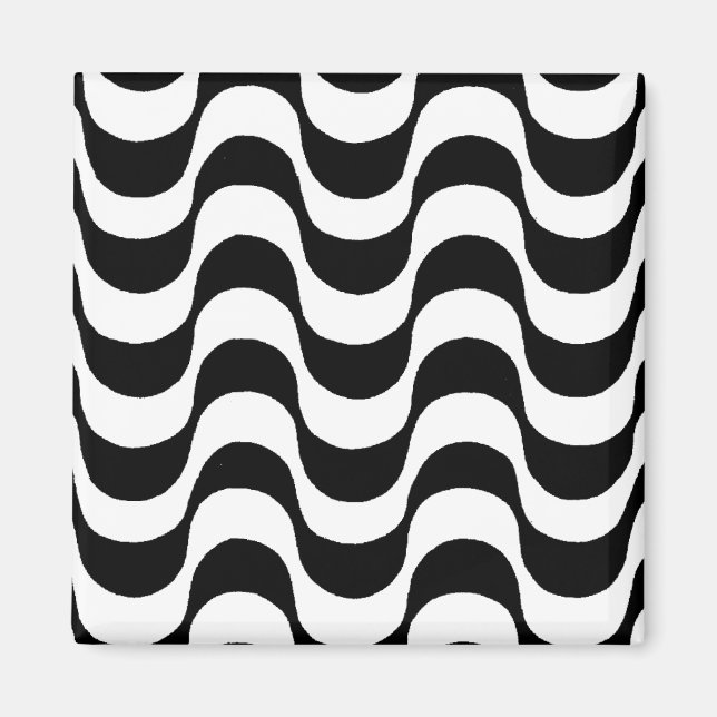 Calçadão de Copacabana Rio de Janeiro Brasil Magnet (Front)