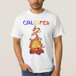 Calcifer fire redcalcifer,howls moving castle,dian T-Shirt<br><div class="desc">Calcifer fire red</div>