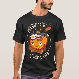 Calcifers Bacon And Egg I Camping Cooking I T-Shirt