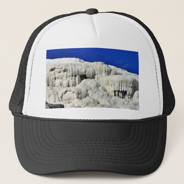 Calcium Mammoth Hot Springs Trucker Hat (Front)